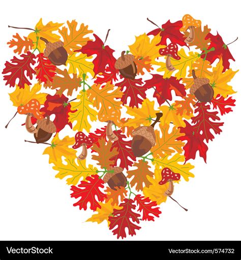 fall heart images